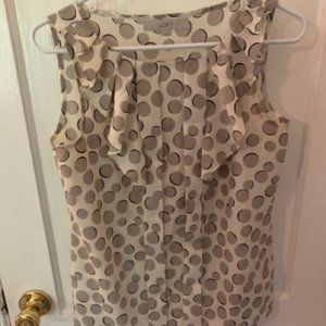 EUC LOFT - Cute polka dot blouse - Sz SM.